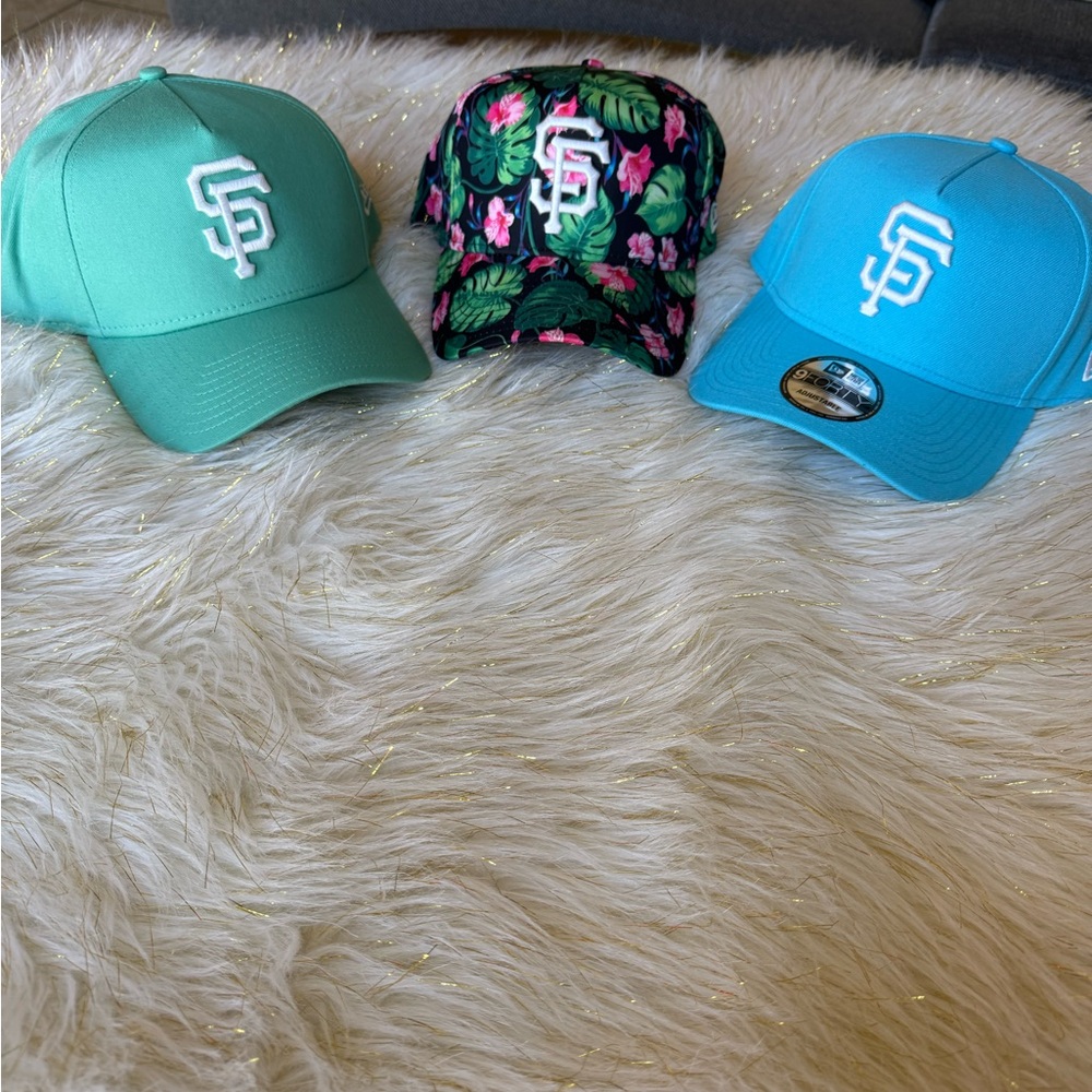 New Era Bright Aqua and Black Cap